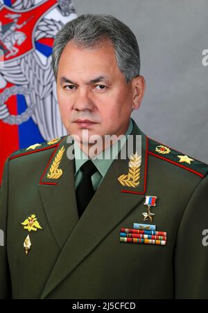 SERGEI SHOIGU politico russo e Ministro della Difesa r nel 2014r Foto Stock