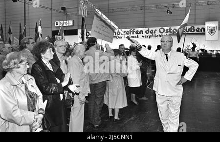 Duesseldorf, DEU, 19.06.1991 - incontro tedesco dei prussiani orientali a Duesseldorf. [traduzione automatizzata] Foto Stock