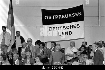 Duesseldorf, DEU, 19.06.1991 - incontro tedesco dei prussiani orientali a Duesseldorf. [traduzione automatizzata] Foto Stock