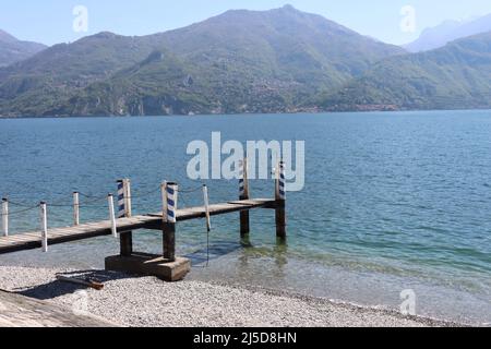 Lago asciutto di Como a Menaggio Foto Stock