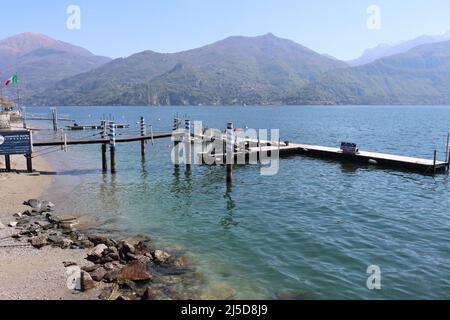 Lago asciutto di Como a Menaggio Foto Stock