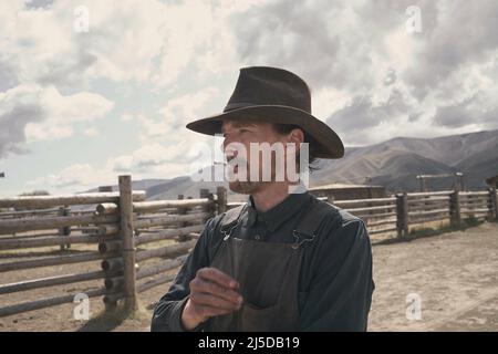 Il potere del cane anno : 2021 Nuova Zelanda / Regno Unito / Canada / Australia Direttore : Jane Campion Benedict Cumberbatch Foto Stock