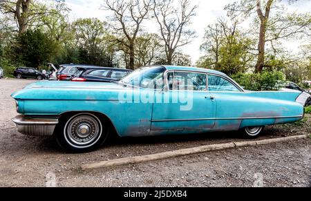 A Cadillac Coupe Deville 1960 a Londra Foto Stock