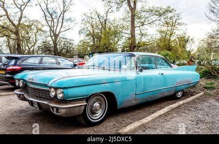A Cadillac Coupe Deville 1960 a Londra Foto Stock