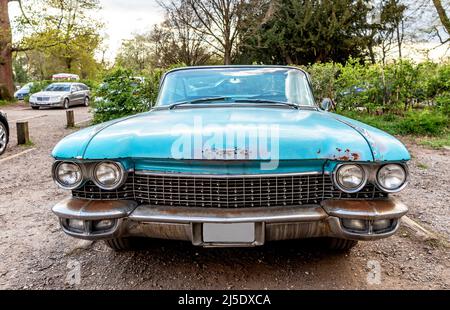 A Cadillac Coupe Deville 1960 a Londra Foto Stock