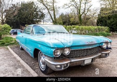A Cadillac Coupe Deville 1960 a Londra Foto Stock