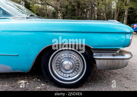 A Cadillac Coupe Deville 1960 a Londra Foto Stock