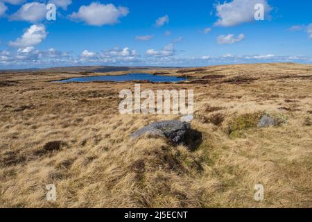 Birks Tarn su Birks cadde sopra la littondale in Yorkshire Dales Foto Stock