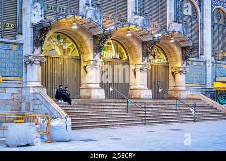 Vita quotidiana a Valencia, Spagna, 2022 Foto Stock