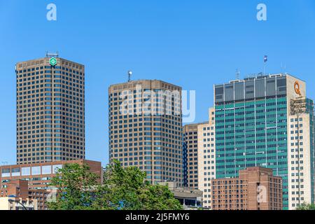 Vita quotidiana a Montreal City, Canada, 2017 Foto Stock