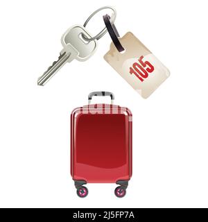 Set di icone vettoriali sul tema del viaggio Illustrazione Vettoriale