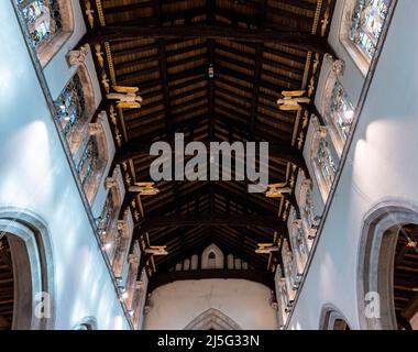 TUTTI I SANTI CURCH, LEIGHTON BUZZARD, LETTI. Foto Stock