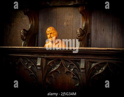 TUTTI I SANTI CURCH, LEIGHTON BUZZARD, LETTI. Foto Stock