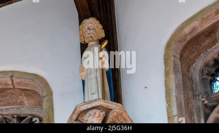 TUTTI I SANTI CURCH, LEIGHTON BUZZARD, LETTI. Foto Stock