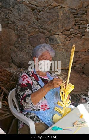 Museo de la Loza Adolfina Cubas, Aldea de San Nicolás, Gran Canaria Foto Stock