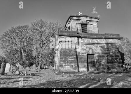 Duca di Mausoleo Sutherland a Trentham Stoke on Trent. Foto Stock