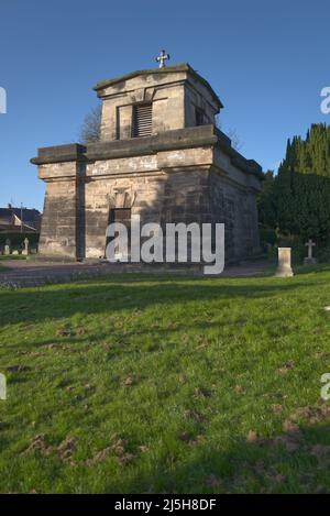 Duca di Mausoleo Sutherland a Trentham Stoke on Trent. Foto Stock