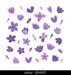 Fiori di lavanda Illustrazione Vettoriale