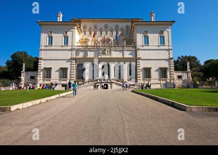 Museo della Galleria Borghese (Casinò Nobile) al Parco di Villa Borghese, Roma, Lazio, Italia Foto Stock