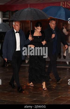 Cena di gala organizzata da Dior per celebrare l'apertura della Biennale d'Arte 59th a Venezia Guest Foto Stock