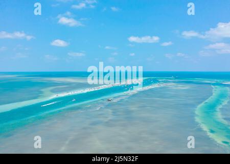 Sandbar di Key Largo in Florida Foto Stock