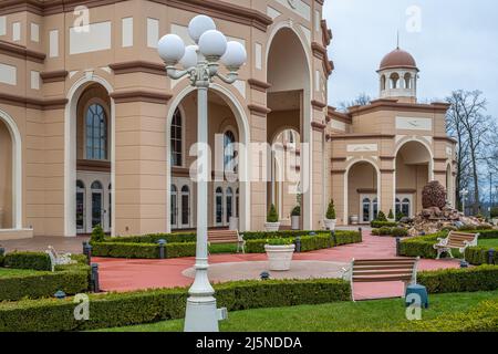 Sight & Sound Theaters, una delle principali attrazioni con produzioni teatrali a tema biblico nella contea di Lancaster, Pennsylvania. (USA) Foto Stock