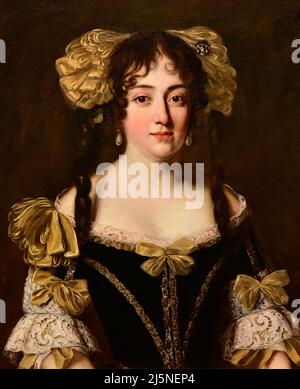 Ferdinand Voet, Ritratto di Maria Isabella Capranica Cerri, 1672, olio su tela Foto Stock