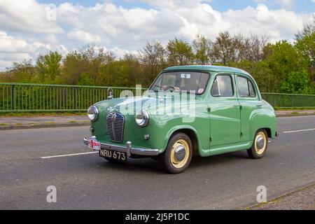 1953 50s anni cinquanta Austin A30 sette verde Foto Stock