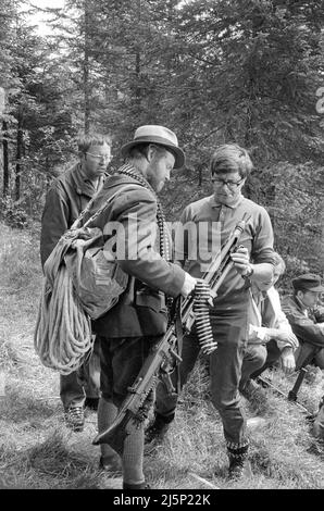 Ripresa del film ' Hannibal Brooks ' su una location a Vorarlberg. [traduzione automatizzata] Foto Stock