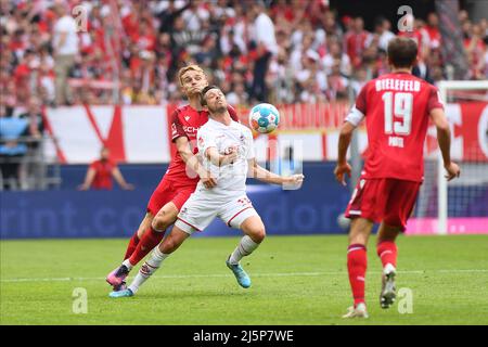 KOELN, GERMANIA - APRILE 23 2022: Partita di calcio Bundesliga Köln - Arminia Foto Stock