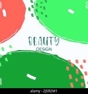 Storie e post sui social media, design Illustrazione Vettoriale