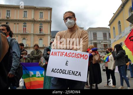 25 Aprile 2022, Nocera inferiore, Campania/Salerno, Italia: (Credit Image: © Pasquale Senatore/Pacific Press via ZUMA Press Wire) Foto Stock