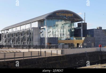 Techniquest Science and Technology Experience, Cardiff Bay. Molla. Aprile 2022 Foto Stock