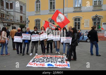 25 Aprile 2022, Nocera inferiore, Campania/Salerno, Italia: (Credit Image: © Pasquale Senatore/Pacific Press via ZUMA Press Wire) Foto Stock