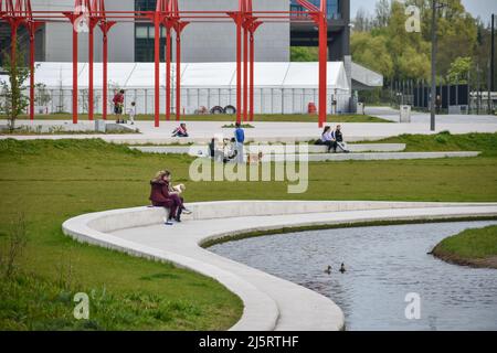 New Marina Park, città di Cork. Irlanda Foto Stock