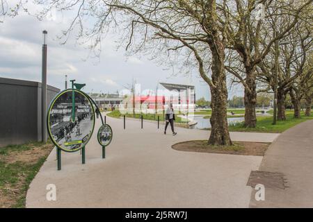 New Marina Park, città di Cork. Irlanda Foto Stock