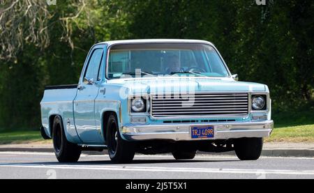 1976 carro di prelievo Chevrolet Foto Stock