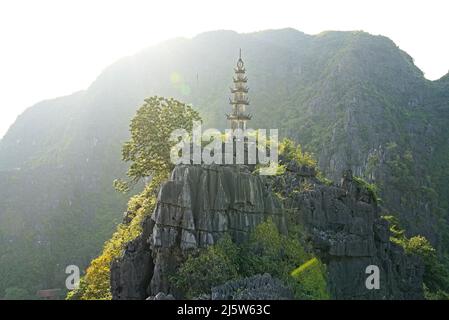 Phong cảnh Hang Múa Foto Stock