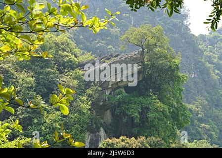 Vista dal tempio di Lê Đại Hành Foto Stock