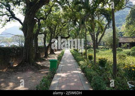 Vista dal tempio di Lê Đại Hành Foto Stock