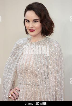 25 aprile 2022 - Londra, Inghilterra, Regno Unito - Michelle Dockery partecipa a Downton Abbey: A New era World Film Premiere, Cineworld Leicester Square Foto Stock