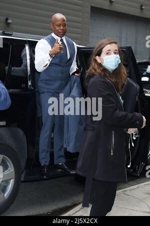 New York, NY, USA. 25th Apr 2022. Eric Adams, sindaco di New York City, al Good Morning America a New York City il 25 aprile 2022 Credit: RW/Media Punch/Alamy Live News Foto Stock