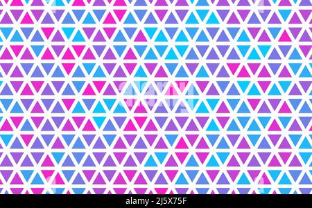astratto blu viola forma triangolare, motivo geometrico texture sfondo, illustrazione sfumatura, line art Foto Stock