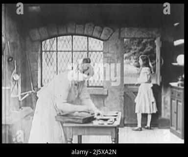 Alice nel Wonderland 1915 film d'epoca ancora Foto Stock