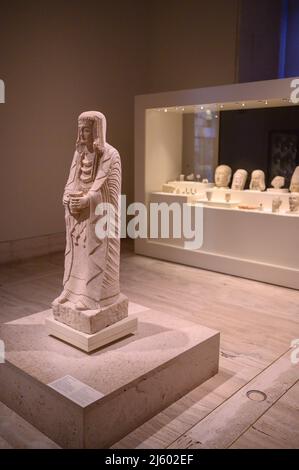 Lady of Cerro de los Santos, conosciuta anche come Gran Dama Oferente, scultura iberica del 2nd secolo a.C. Il Museo Archeologico Nazionale (MAN), Foto Stock