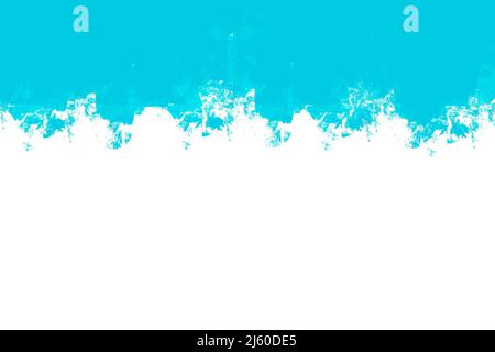 Texture bianco e azzurro con spazio di copia Foto Stock
