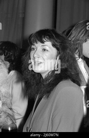 Il cantante inglese Kate Bush alla cerimonia Melody Maker poll Awards a Londra, Inghilterra, nel 1979. Foto Stock