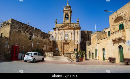 Chiesa di Santa Lucija, Santa Lucija, Gozo Foto Stock