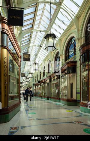 Royal Arcade a Norwich, Inghilterra. Foto Stock
