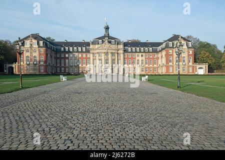 Edificio universitario a Munster, Westfalia, Germania Foto Stock